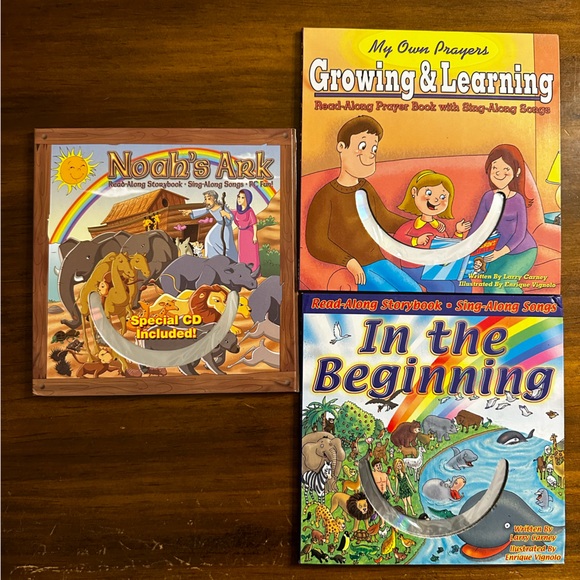Bundle of 3 Religious Books with CD sing along for kids - Picture 2 of 3